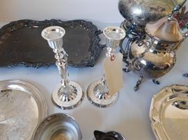 Silverplated Candlesticks