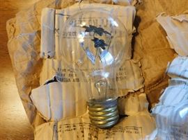 Old Aerolux Figural Filament Light Bulbs