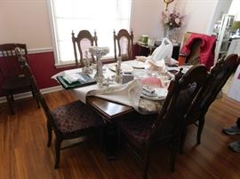 Dining Room Table and Chairs