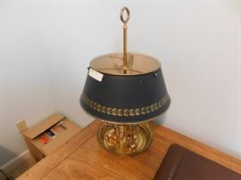 Ornate Brass Desk Lamp