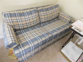 Plaid Sofa