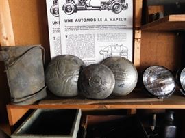 Old Hubcaps and Headlights