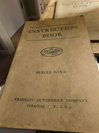 Franklin(Auto) Manuals and Booklets
