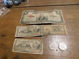 Old Cuban Currency/Coinage