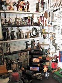 More Cork Screws, Unique and Rare, Also Marilyn Monroe Collectible Wine Bottles