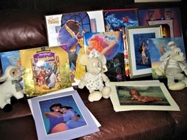 Disney Prints, Laser Discs, Toys, etc.