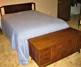 Queen Size Bed and Cedar Chest (Closed)
