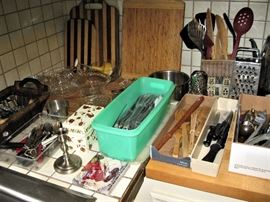 Utensils, Silverware, Cutting Boards, etc.