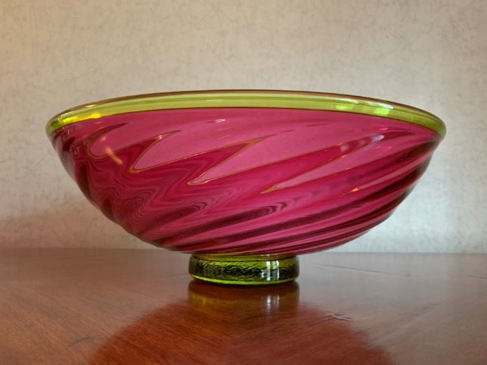 Young and Constantin Art Glass Bowl