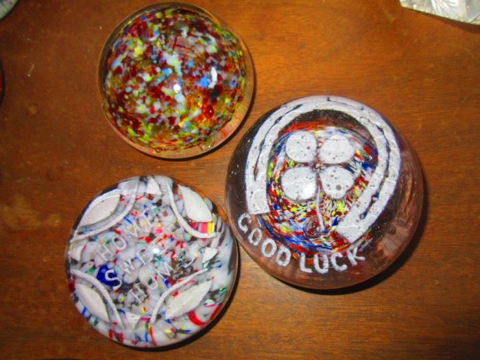 Antique paperweights