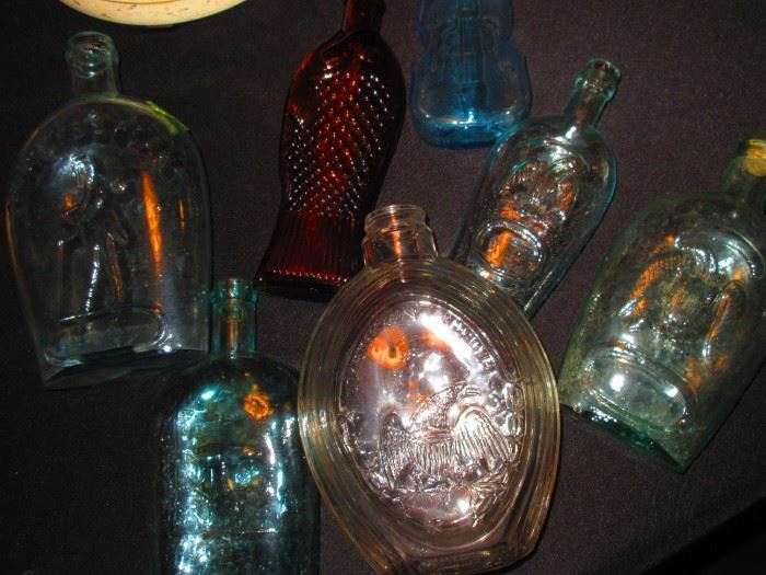 Group of antique bottles