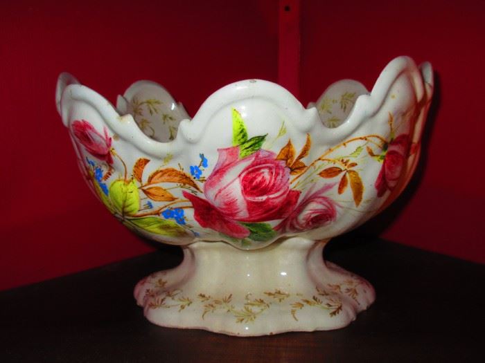 Antique Italian porcelain compote