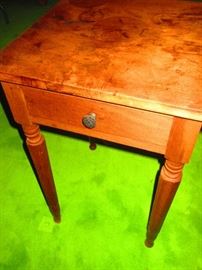 19th century one drawer stand, American