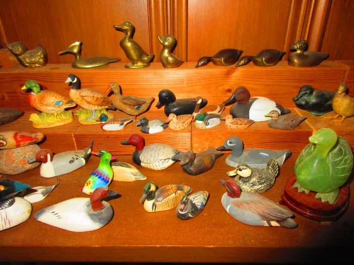 Miniature duck collection