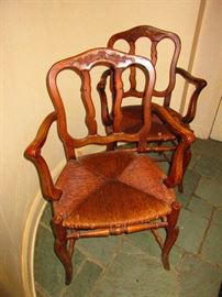 Pair of French armchairs