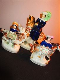Group of 19th century Staffordshire miniatures
