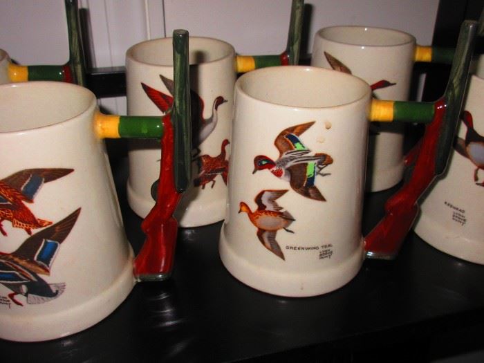 Audubon Mugs with Rifle Handles
