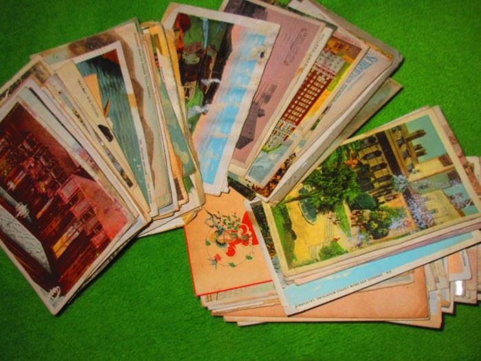 Antique vintage postcards