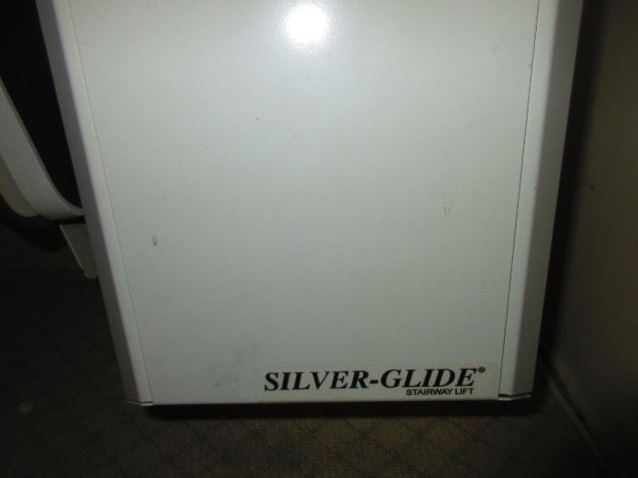 Detail of Silver Glide Stair Lift