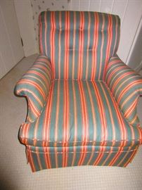Striped Armchair