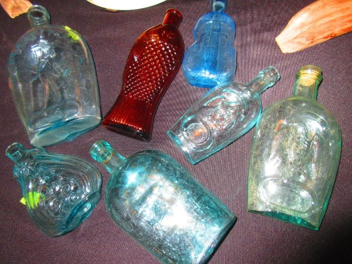 Antique Glass Flasks