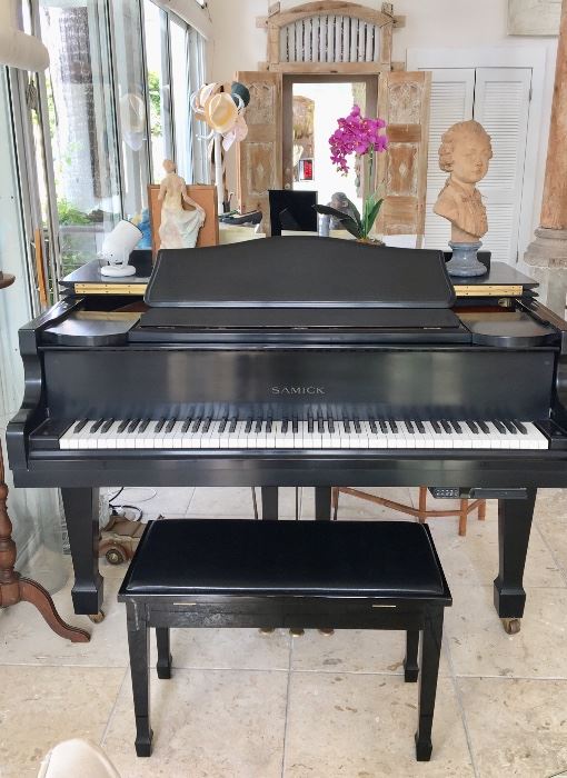 Samick Baby Grand Piano offered by Susie's Key West Estate Sales