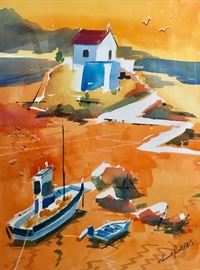 Sandford painting offered by Susie's Key West Estate Sales