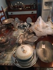  A sample of china from the pantry