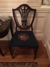 Sheraton style side chairs 