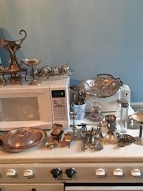 Sterling silver and silver plate 