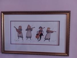 String Quartet, P Buckley Moss