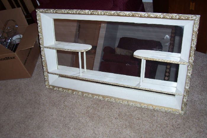 Great old shelf unit with mirror