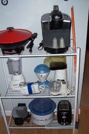 Keurig, wok, crock pot, toaster, blender, etc.