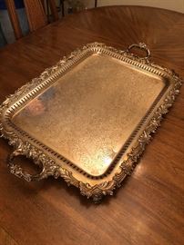 Footed Server.  English and heavy as hell. 