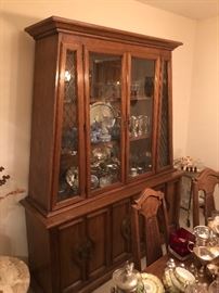 Amazing Permacraft China Hutch.  Amazing angles on this piece and it's in mint shape. 