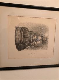 FALLSTAFF ART ...1964 by Don Langeneckert.  Rare to find these prints...