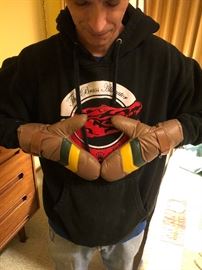 Keep your paws warm with these vintage mittens...(Psst...and a Brass Alligator hoodie could help you too)