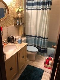 TONS of cleaning supplies, toiletries and other usable household items.