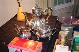 German .835 silver coffee set