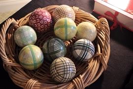 19th century English/Scottish carpet balls