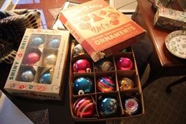Vintage Shiny Brite ornaments