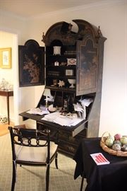 Chinoiserie secretary desk
