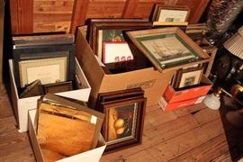 Lots of art & framed prints