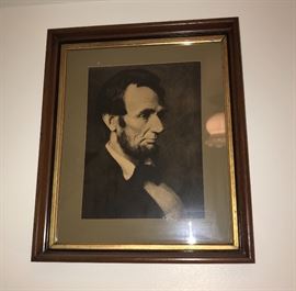 Vintage Picture of Abraham Lincoln 