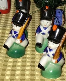 Vintage  ceramic Christmas Soldiers 