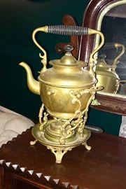 Vintage Tea Kettle and stand