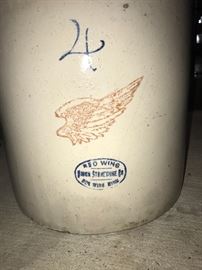 #4 Red Wing crock 
