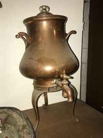 Copper coffee pot 