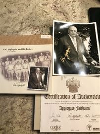 Applegate-Fairbairn Special Commemorative Set Limited Edition 1997 w/cert and signed photo of Rex Applegate 