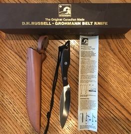 D.H. Russell - Grohmann Belt knife 